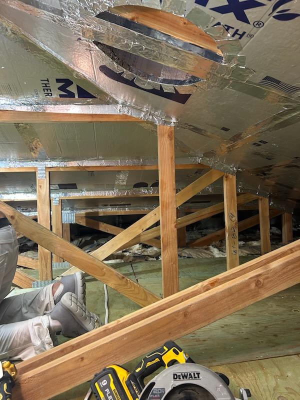 Ceiling repair project on Oahu